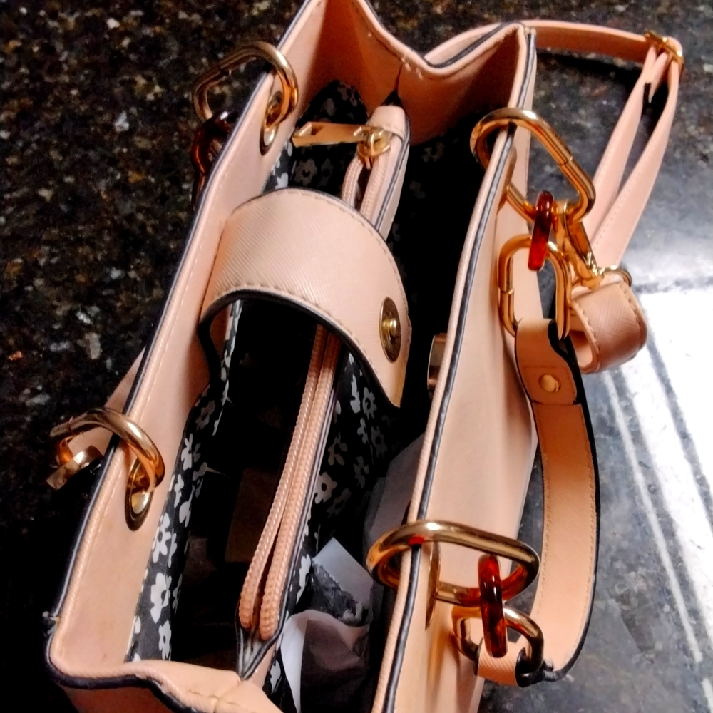 P5- CATO Blush/Light Pink Crossbody Purse - Picture 3 of 11